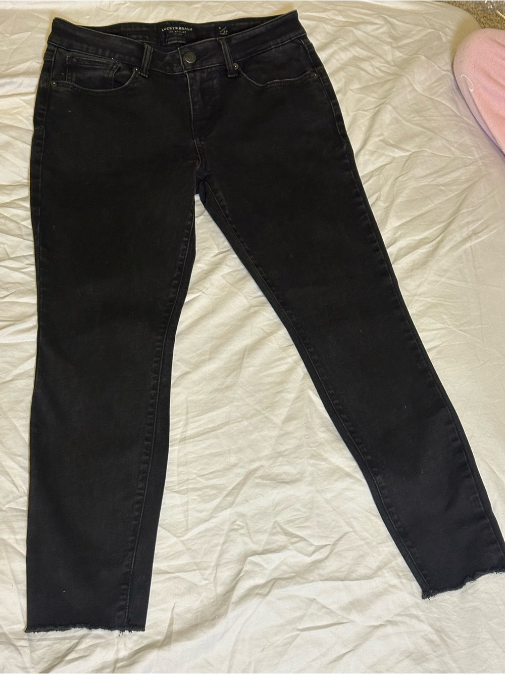 Lucky Brand black ankle jeans, size 8 / 29.